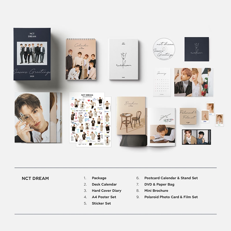 NCT DREAM 2020 SEASON'S GREETINGS［CALENDAR+DVD+GOODS］ : NCT 