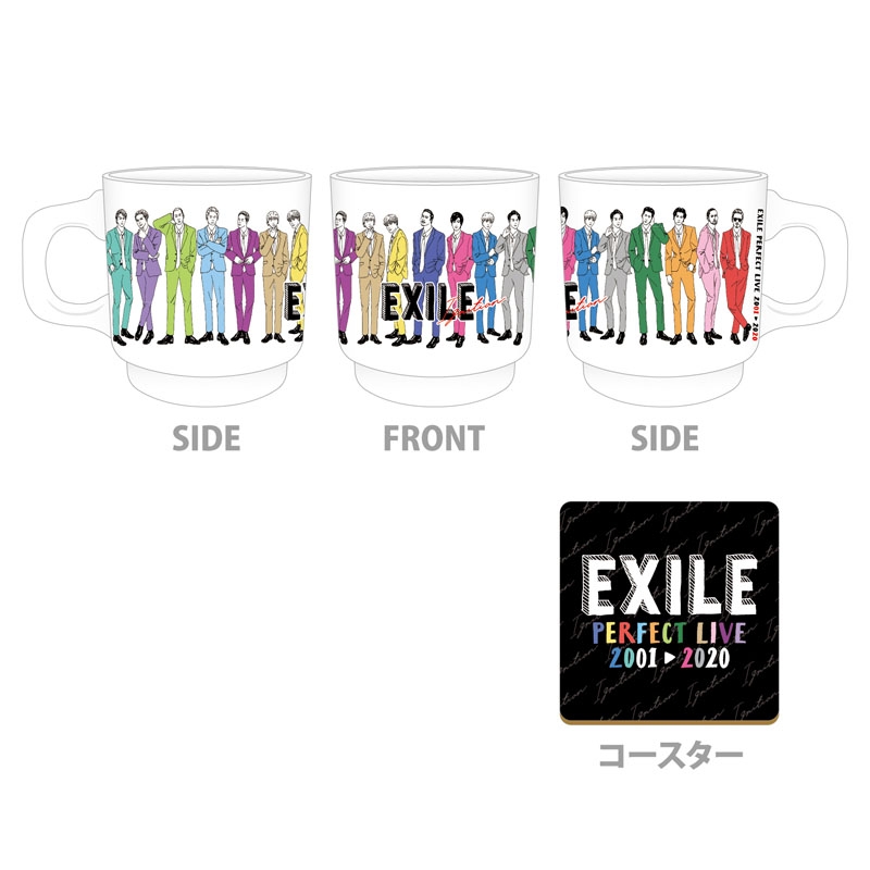 EXILE PERFECT LIVE マグカップ＆コースターセット : EXILE