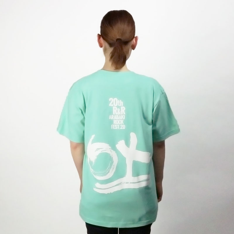✦Lovilyn ロゴリボンコットンTシャツ アイスブルー popup 限定 ロゴ刺繍リボンコットンTシャツ（Tシャツ/カットソー）｜Lovilyn