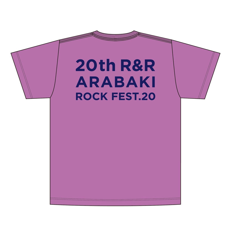 荒吐×奈良美智Tシャツ ラベンダー（XL） ※10月下旬再販分 : ARABAKI 