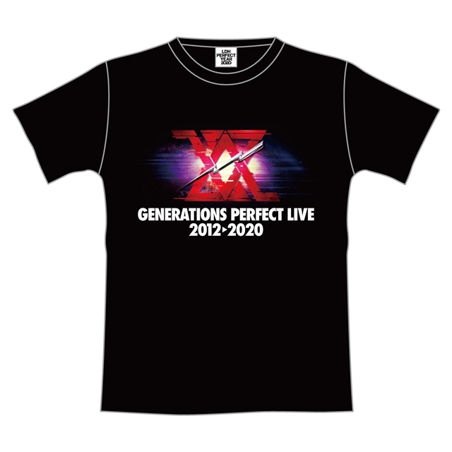 GENERATIONS PERFECT LIVE ツアーTシャツ(BLACK/S)/ IMAGINATION