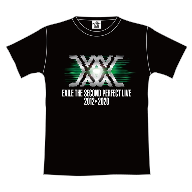 EXILE THE SECOND PERFECT LIVE ツアーTシャツ(BLACK/S) : EXILE THE 