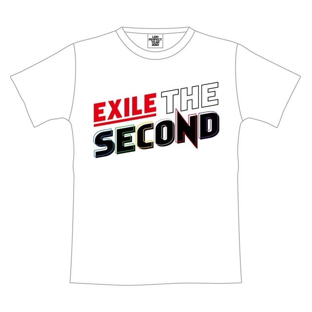 EXILE THE SECOND PERFECT LIVE ロゴTシャツ(WHITE/M) : EXILE THE