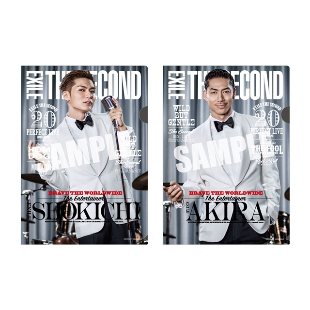 EXILE THE SECOND PERFECT LIVE クリアファイル6枚セット : EXILE THE