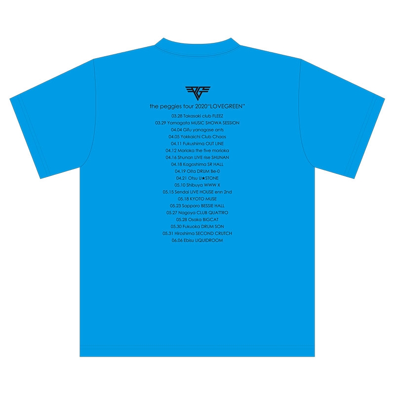 the peggies ”Here again.” Tシャツ 青(M) : the peggies | HMV&BOOKS