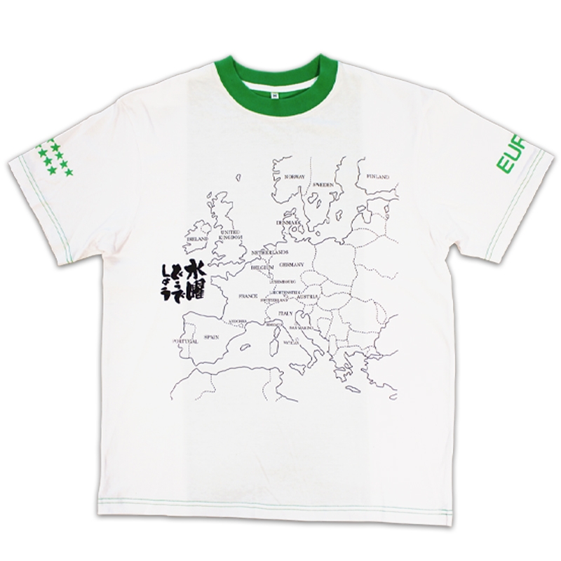 グリーン(S)Tシャツ 水曜どうでしょう EURO21 : 水曜どうでしょう