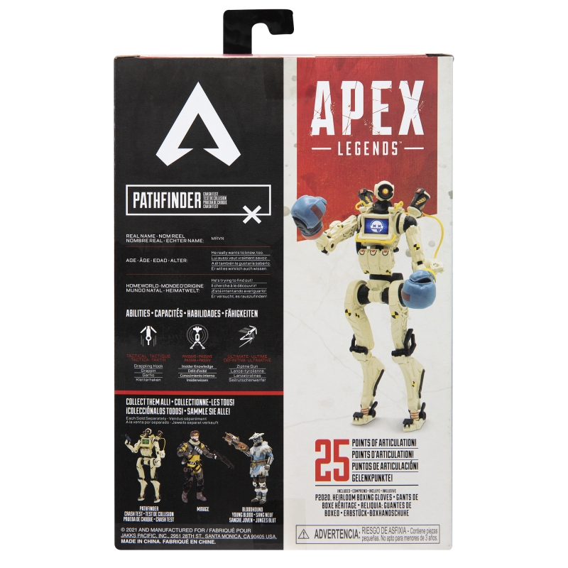 Apex Legends 6インチフィギュア　パスファインダー Amazon.com: APEX Legends 6-Inch Collectible Action Figure