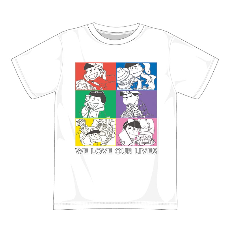 Tシャツ おもいで松ver.（L）/ おそ松さん ニートの生きざま展