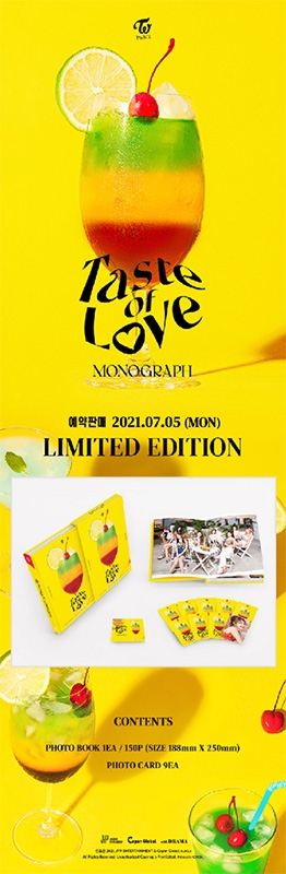 TWICE MONOGRAPH 'Taste of Love' : TWICE | HMV&BOOKS online - CP210002