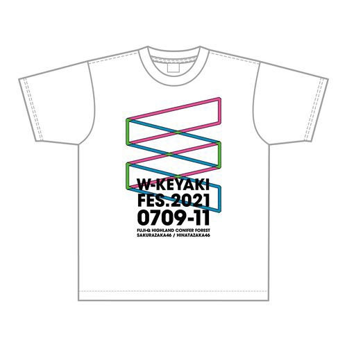 ロゴTシャツ ホワイト サイズL / W-KEYAKI FES.2021 : W-KEYAKI FES. 2021 | HMV&BOOKS  online - WKF2021003