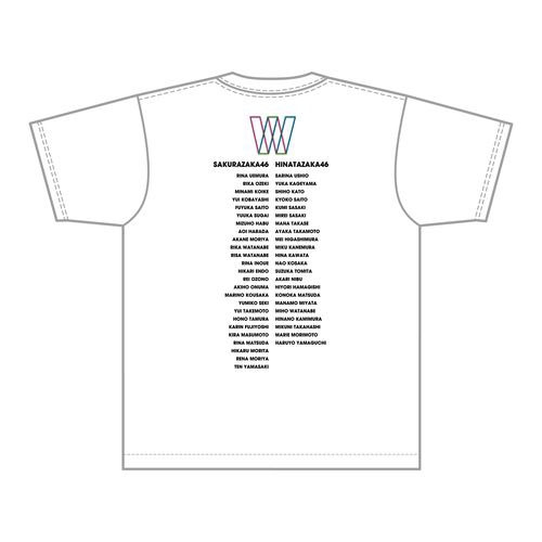 ロゴTシャツ ホワイト サイズL / W-KEYAKI FES.2021 : W-KEYAKI FES 