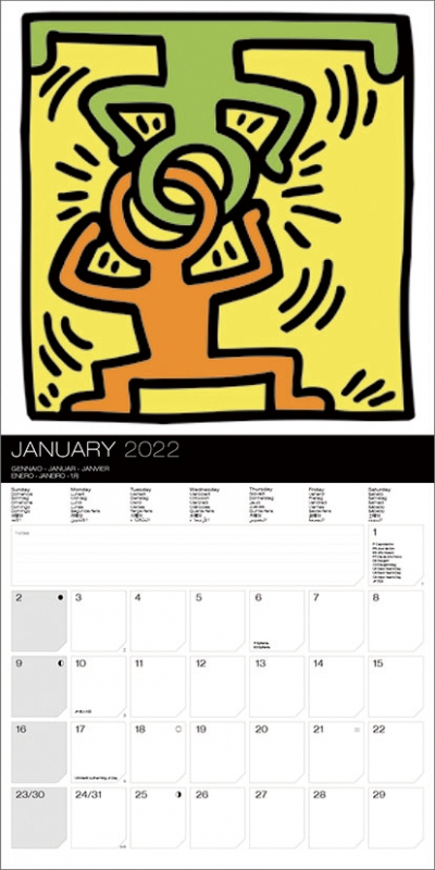 キースヘリング（輸入版） / 2022年カレンダー : Keith Haring (Art 