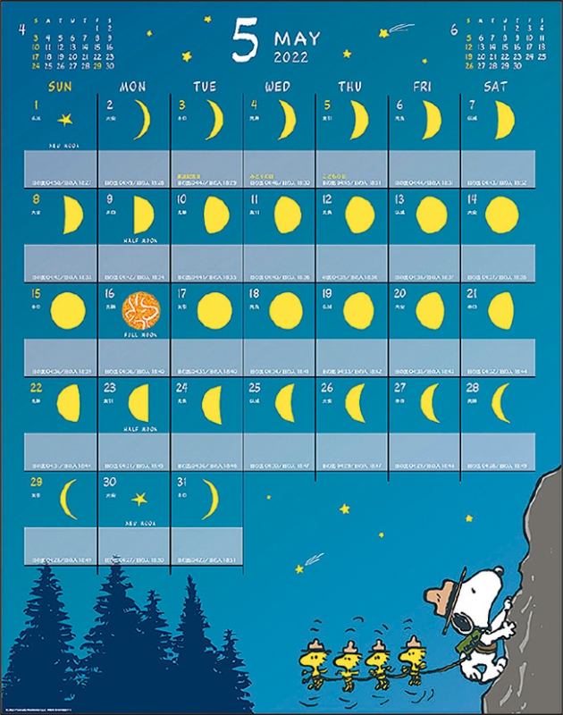 Moon / スヌーピー / 2022年カレンダー : スヌーピー | HMVBOOKS online - 22CL675