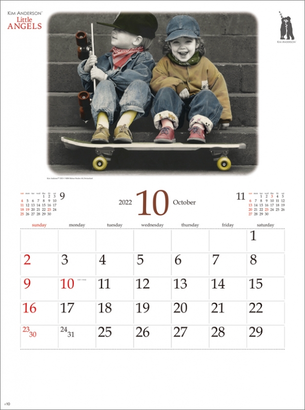 リトルエンジェルズ（キム・アンダーソン・） / 2022年カレンダー