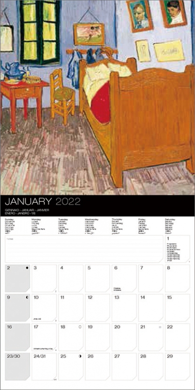 ゴッホ（輸入版）/ 2022年カレンダー : ゴッホ | HMVBOOKS online - 22CL529