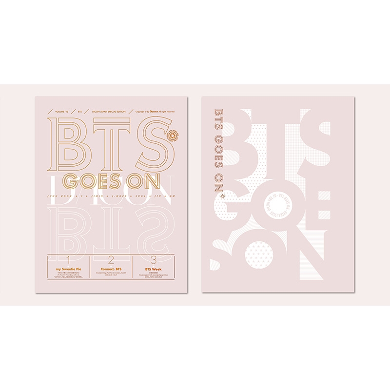 Dicon vol.10 BTS写真集『BTS goes on!』JAPAN EDITION : BTS 