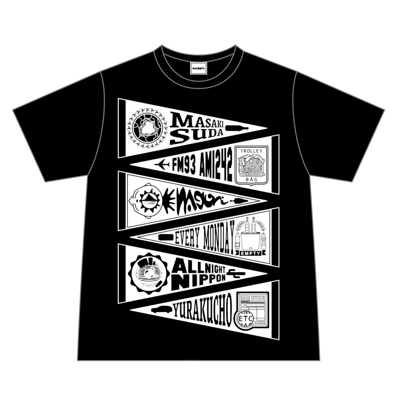 番組オフィシャル Tシャツ（黒） サイズM : 菅田将暉のオールナイト