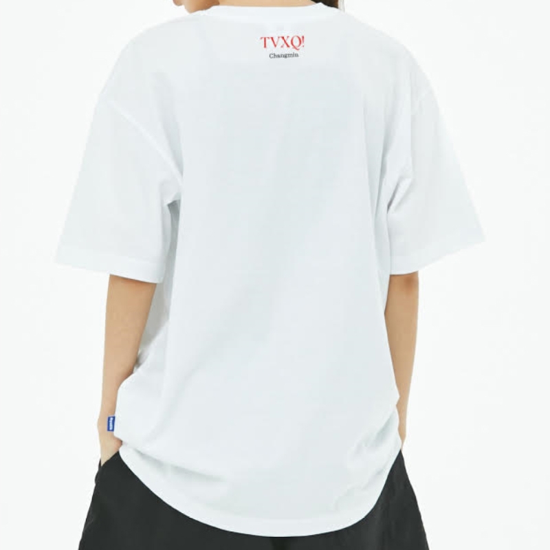 Tシャツ(チャンミン)ホワイト Sサイズ / Check This Out TVXQ!公式