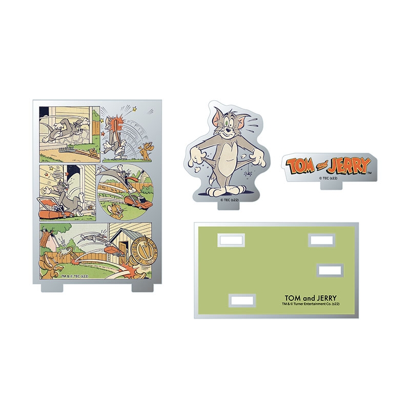 口コミ サイト 商品 コミックアクリルスタンド（A：garden）/ トムとジェリー 絵画