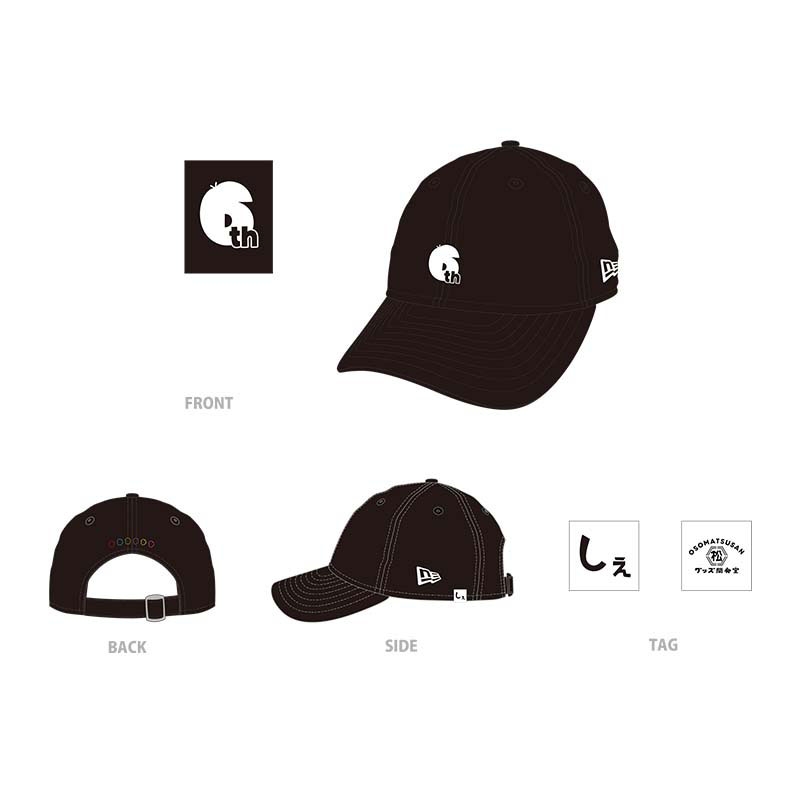 NEW ERA×グッズ開発室コラボキャップ DTブラック : おそ松さん