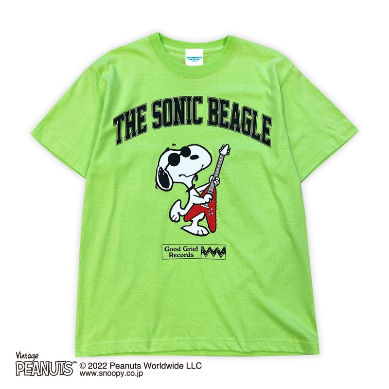サマソニ × PEANUTS Tシャツ L ライムグリーン : SUMMER SONIC