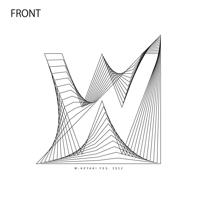 ビッグTシャツ ホワイト (M)/ W-KEYAKI FES.2022 : W-keyaki Fes. 2022