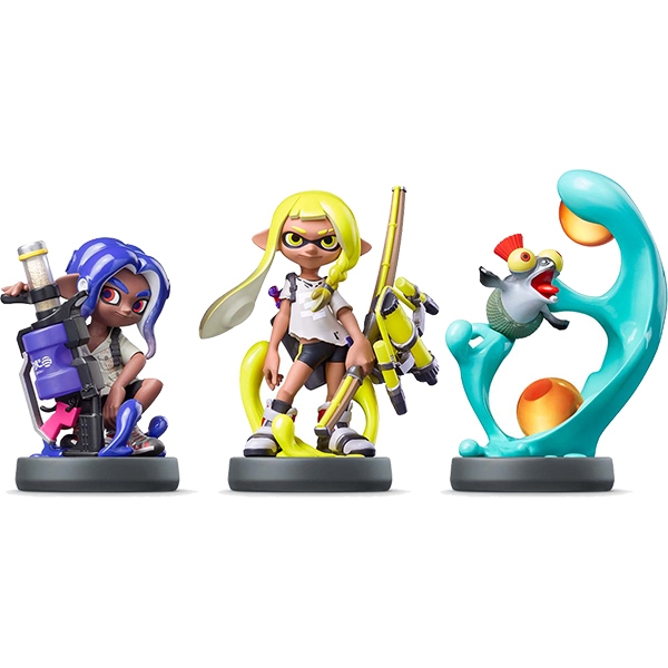 amiibo トリプルセット[インクリング【イエロー】／オクトリング 