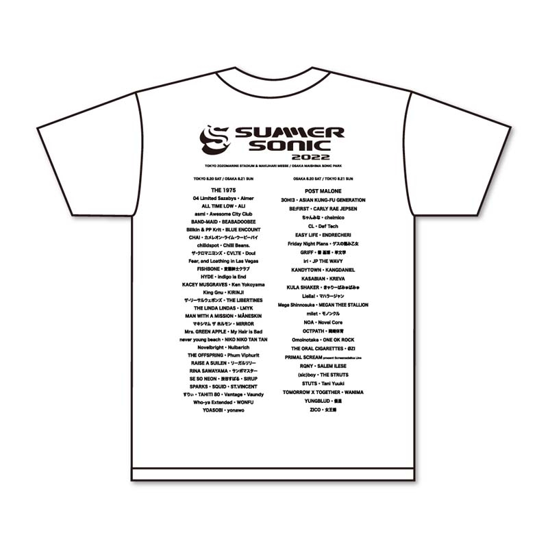 サマーソニック2013 Tシャツ　サイズXL サマソニロゴTシャツ BLACK (L)※事後販売分 : SUMMER SONIC