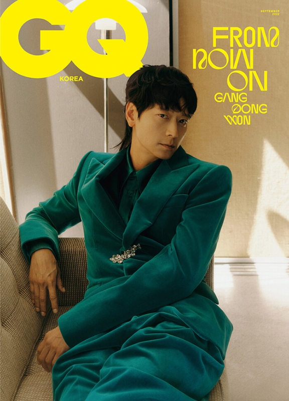 GQ KOREA 2022年9月号【表紙：カン・ドンウォン】※表紙3種ランダム