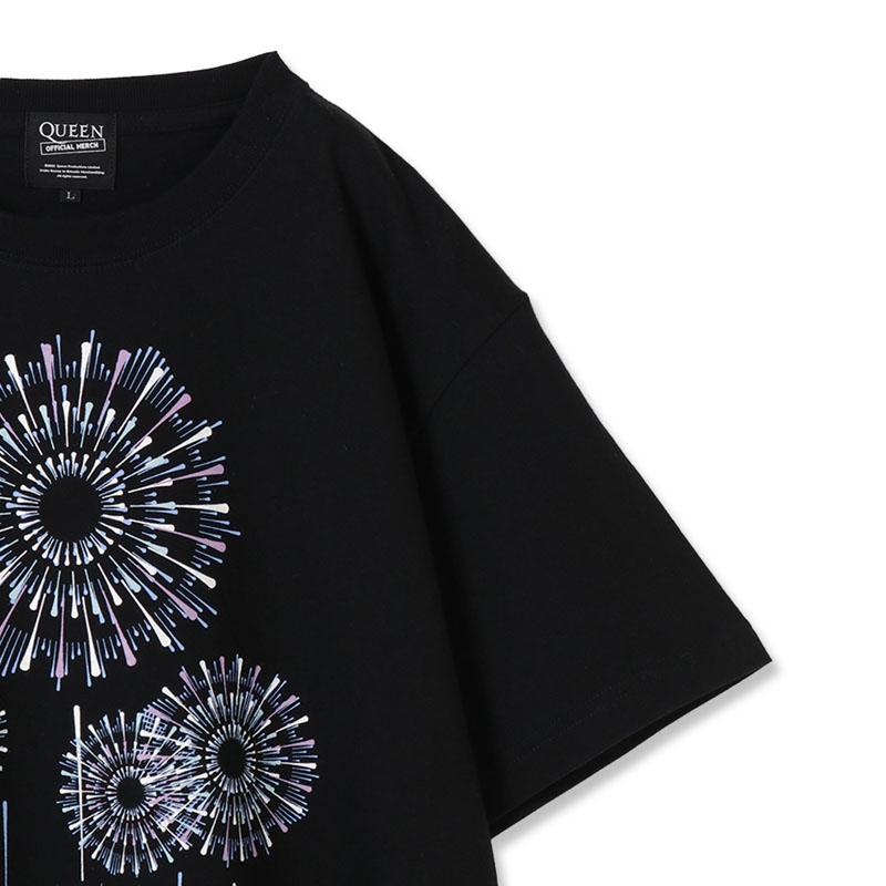 Tシャツ ブラック（SIZE：L） / QUEEN THE GREATEST FIREWORKS 2022