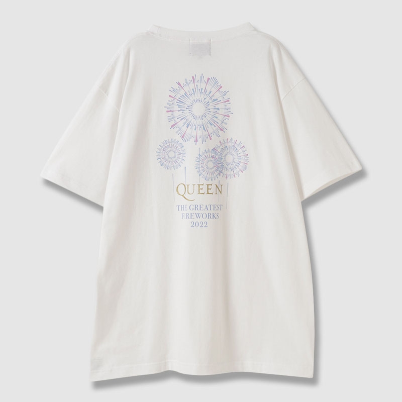 Tシャツ ホワイト（SIZE：L） / QUEEN THE GREATEST FIREWORKS 2022 