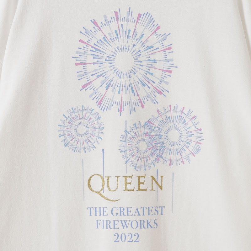 Tシャツ ホワイト（SIZE：L） / QUEEN THE GREATEST FIREWORKS 2022