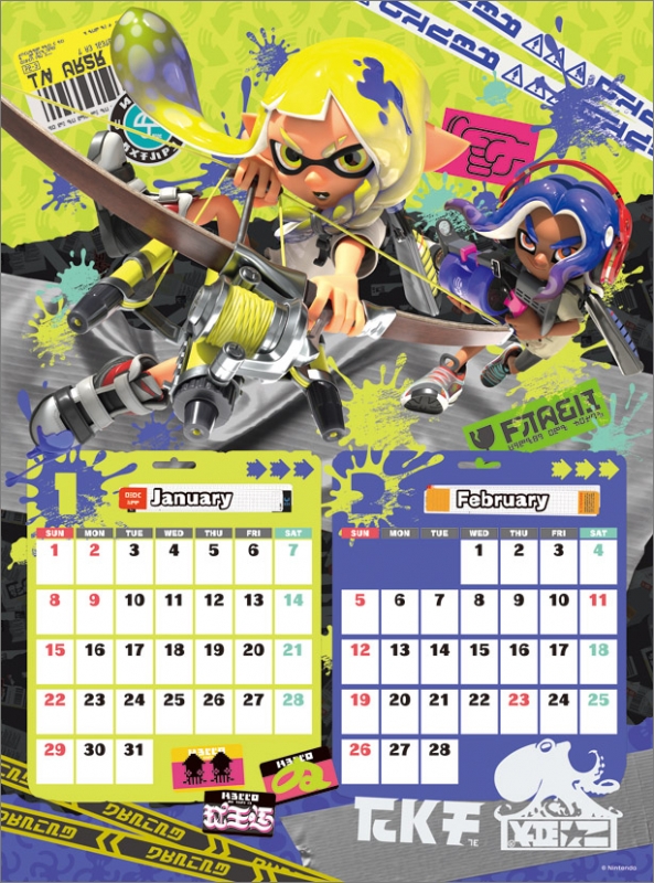 スプラトゥーン3 / 2023年カレンダー : スプラトゥーン | HMV&BOOKS
