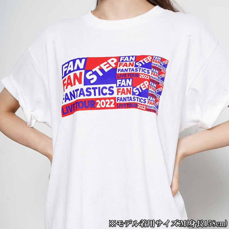 FAN FAN STEP ツアーTシャツ/WHITE/S : FANTASTICS from EXILE TRIBE