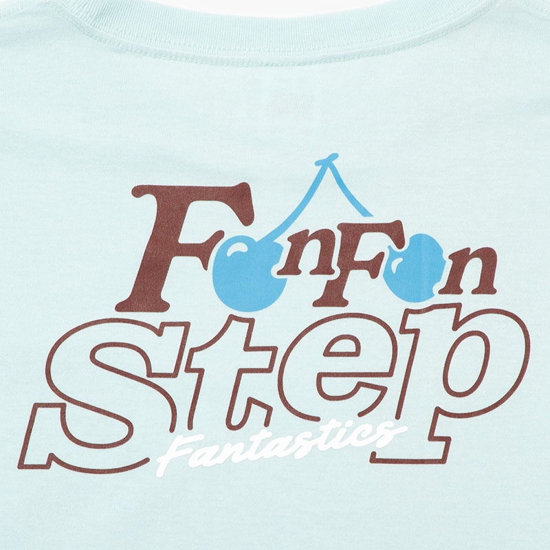 FAN FAN STEP ロングスリーブTシャツ/MINT BLUE/L : FANTASTICS from