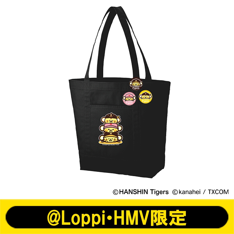 缶バッジ付きトートバッグL【@Loppi・HMV限定】 / 阪神タイガース 