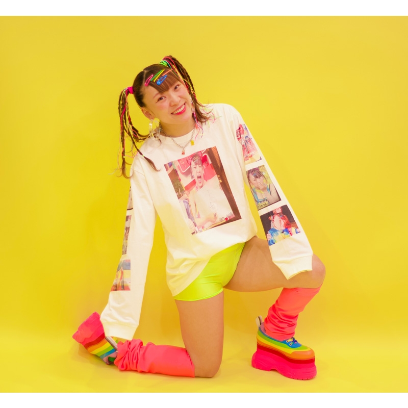 フワちゃん】オールナイトニッポン0 フィードバックA面ロングTシャツ白
