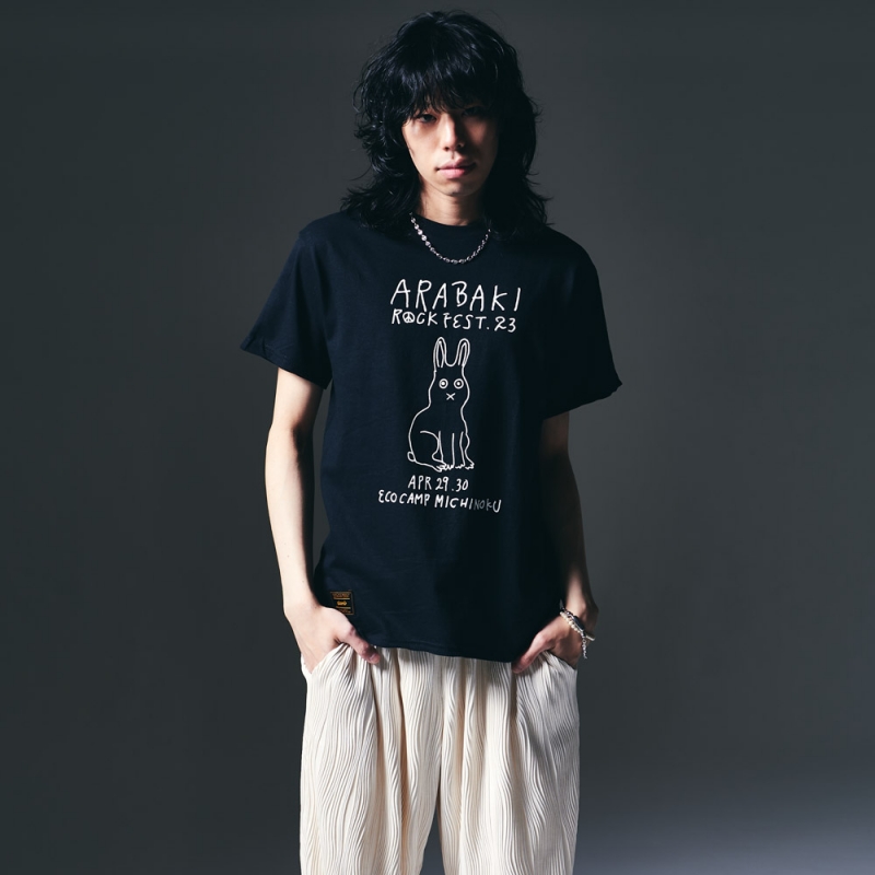 ARABAKI×glamb】ラビットTシャツ＜ブラック＞XL : ARABAKI ROCK