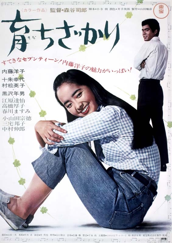D023/B2判 映画ポスター「育ちざかり」 監督 森谷司郎/内藤洋子