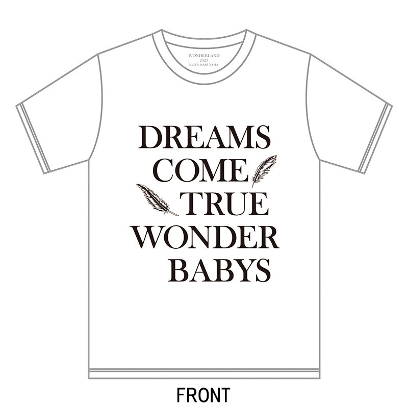 DWL2023×KEITA MARUYAMA BIG-Tシャツ M（WHITE×BLACK） / DREAMS COME 