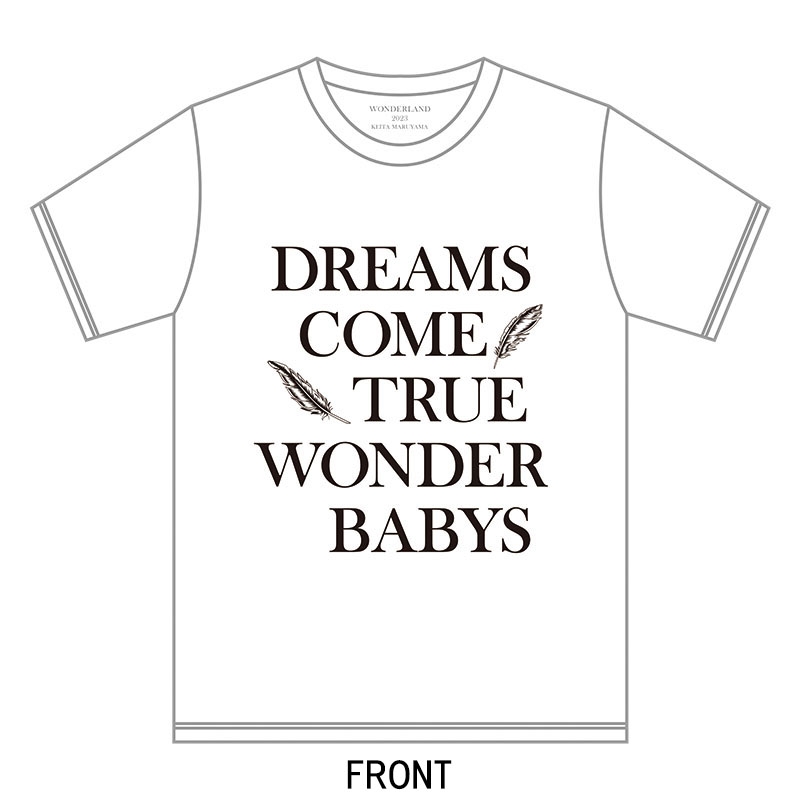 DWL2023×KEITA MARUYAMA BIG-Tシャツ L（WHITE×BLACK） / DREAMS COME 