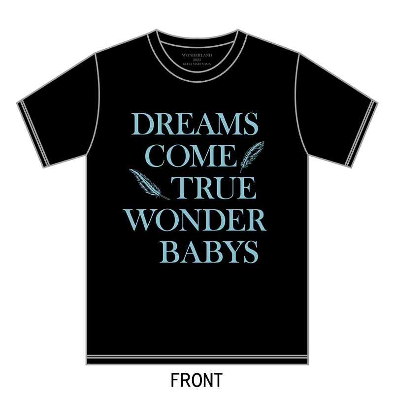 DWL2023×KEITA MARUYAMA BIG-Tシャツ L（BLACK×SAXE BLUE） / DREAMS