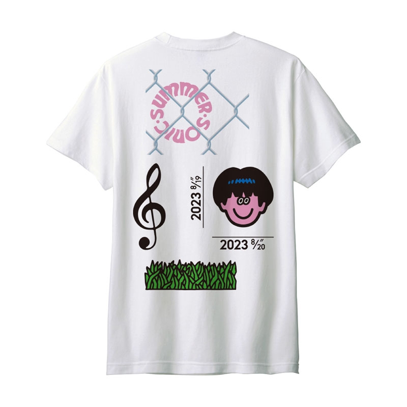 SUMMER SONIC × face oka Collaboration T-Shirt A（S）ホワイト