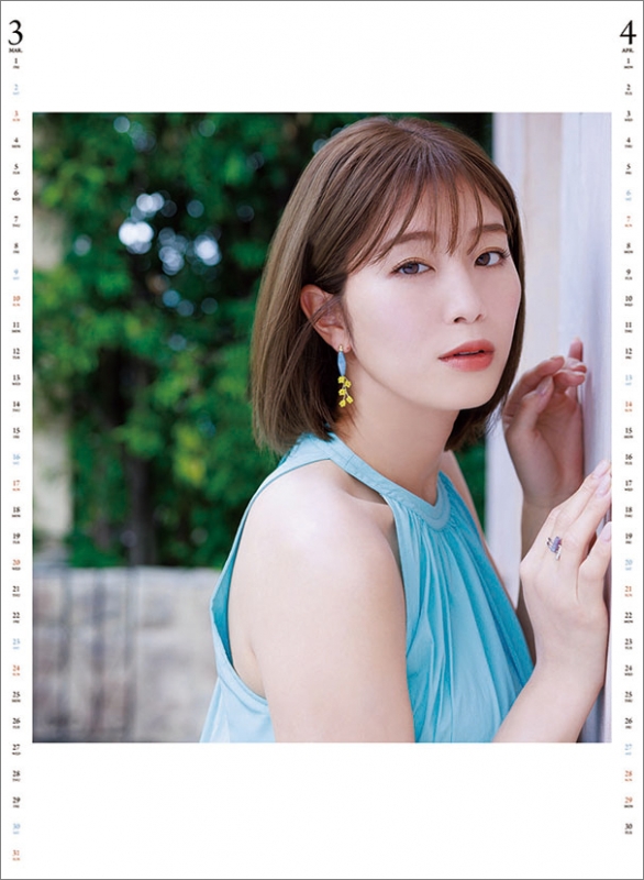 サイン入】稲村亜美 2020年 カレンダーメイキング特典映像オリジナル
