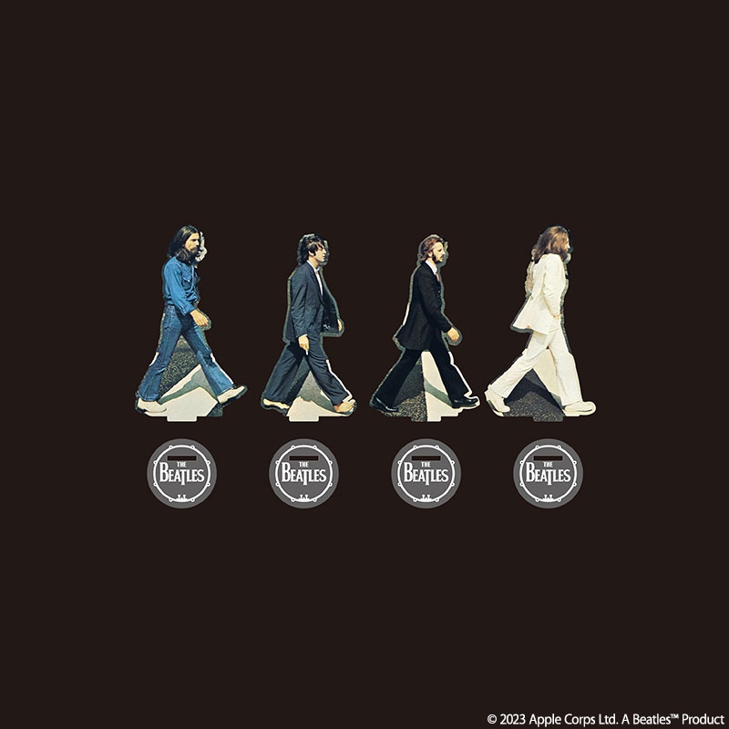 ビートルズ アクリルスタンド アビイロード ヘルプ　BEATLES　HELP ビートルズ 限定アクリル · スタンド 3種セット (アビイ