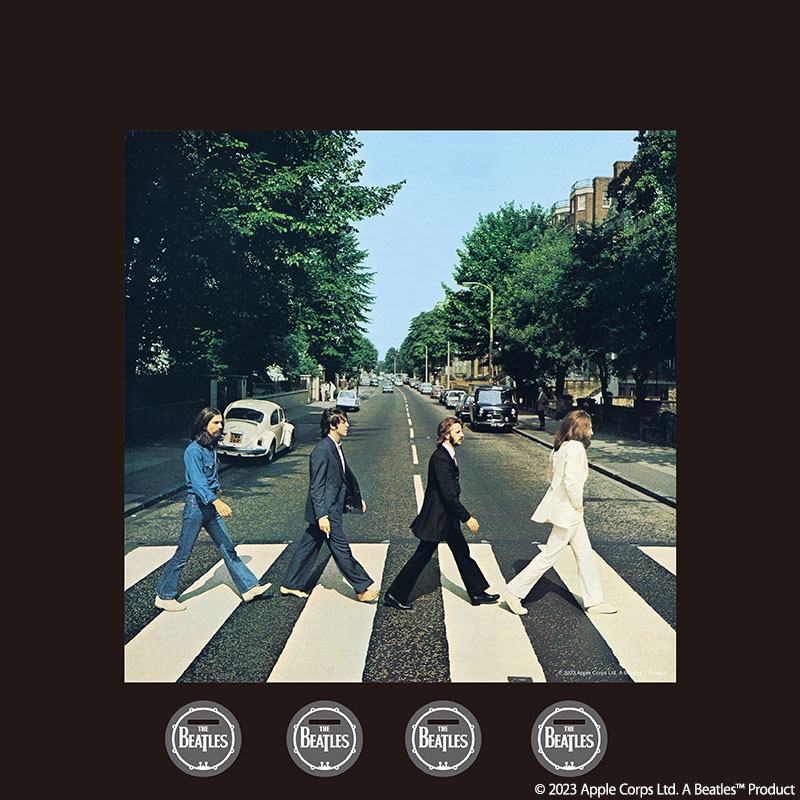 ミュージシャン THE BEATLES ROOFTOP CONCERT ACRYLIC CUBE The Beatles Get Back Rooftop concert figures cristal clear