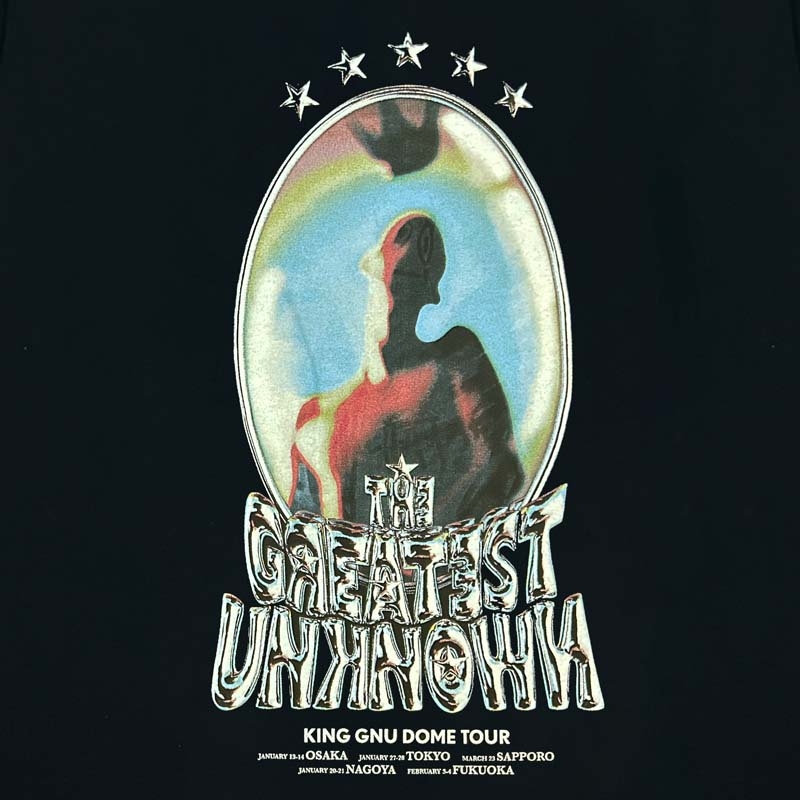 2回目受付］THE GREATEST UNKNOWN TEE （M）【BLACK】 : King Gnu 