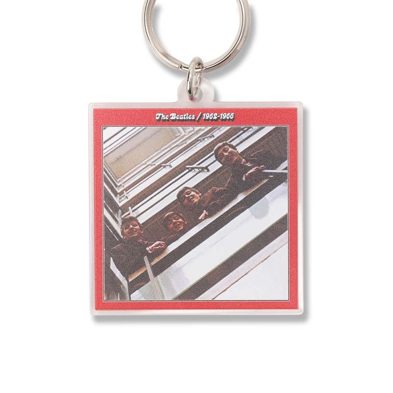The Red and Blue Album Acrylic Keychain Set : The Beatles