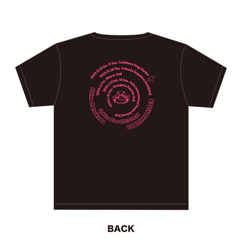 ツアーTシャツ(L)/ 夏川椎菜 3rd LIVE Tour2023-2024 ケーブルモンスター : 夏川椎菜 | HMV&BOOKS online  - AW14459720