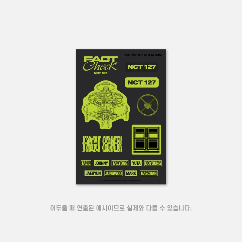 NCT127 Fact Check d2c マーク　トレカ　サイン 新品未使用】NCT127『Fact Check』 Exhibit JAPAN Exclusive Ver